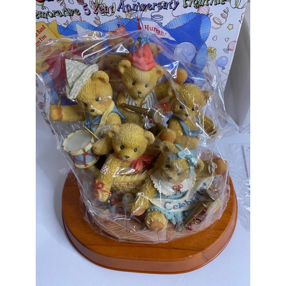 205354 Cherished Teddies Strike Up The Band And Give Five Cherished Years A Hand - Picture 4 of 6